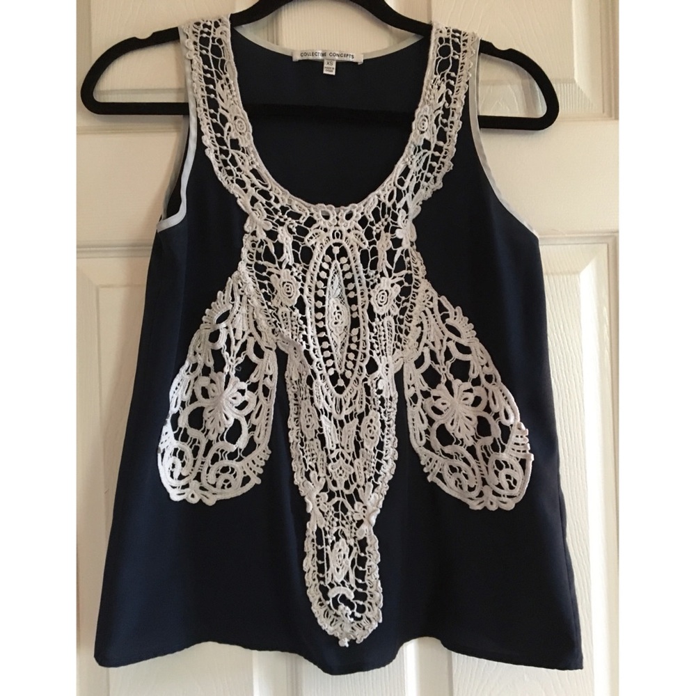Collective Concepts Lace Pattern Blouse